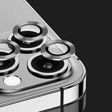 Vendas iPhone 14 Pro Uyumlu Lins Serisi Renkli Kamera Lens Koruyucu