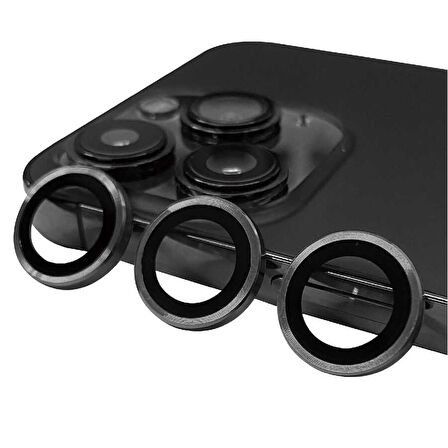 Vendas iPhone 14 Pro Uyumlu Lins Serisi Renkli Kamera Lens Koruyucu