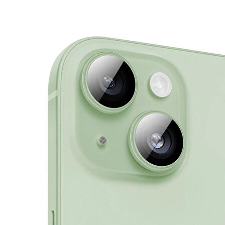 Vendas iPhone 15 Plus Uyumlu Gorilla Serisi Exclusive Safir Cam Kamera Lens Koruyucu 2 Adet Set