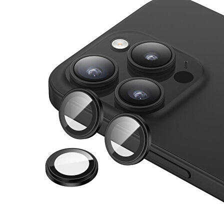 Vendas iPhone 15 Pro Uyumlu Gorilla Serisi Exclusive Safir Cam Kamera Lens Koruyucu 2 Adet Set