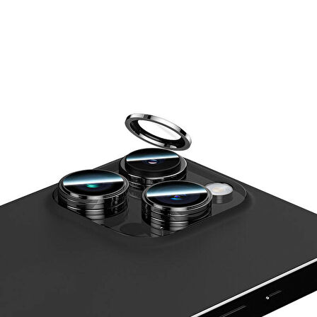 Vendas iPhone 15 Pro Uyumlu Gorilla Serisi Exclusive Safir Cam Kamera Lens Koruyucu 2 Adet Set