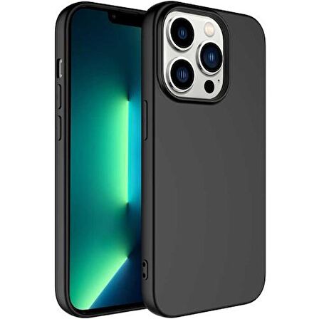 Vendas iPhone 14 Pro Uyumlu (14 Pro) Bisoft Serisi Soft Yumuşak Rubber Silikon Kılıf + 5D Cam Ekran Koruyucu