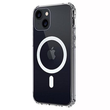 Vendas iPhone 14 Uyumlu (iPhone 14) Tacsafe Wireless Destekli Hard Silikon Kılıf