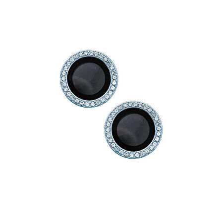 Vendas iPhone 14 Plus Uyumlu (14 Plus) Lins Serisi Fashion Taşlı Kamera Lens Koruyucu