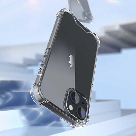 Vendas iPhone 14 Uyumlu ( iPhone 14 ) Wall Serisi Airbag Köşeli Nitro Anti-Shock Silikon Kılıf