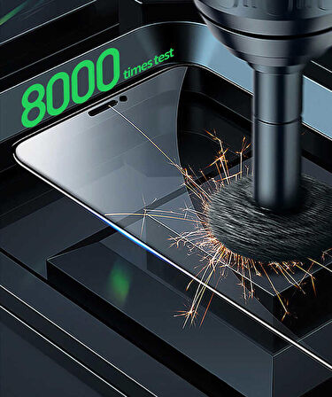 Vendas iPhone 14 Pro Uyumlu (14 Pro) W-iPrivacy HD Anti-Peep Cam Ekran Koruyucu