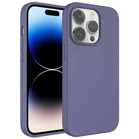 Vendas iPhone 14 Pro Uyumlu (14 Pro) Kivi Serisi Water Tecnology Kamera Çıkıntılı Silinebilir Pastel Colour Sert Silikon Kılıf