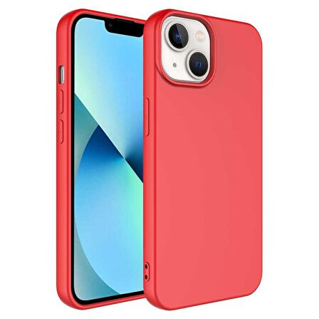 Vendas iPhone 14 Plus Uyumlu (14 Plus) W-Lansman Serisi İçi Kadife Yumuşak Dokulu Lansman Kılıf + Seramik Nano Ekran Koruyucu