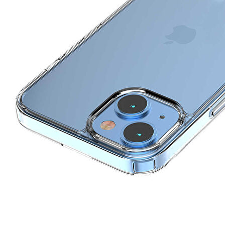 Vendas iPhone 14 Uyumlu ( iPhone 14 ) Coss Serisi Darbe Dirençli Mika Silikon Elektroplated Kılıf