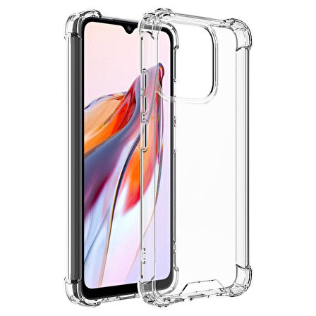 Vendas Xiaomi Redmi 12C Uyumlu Wall Serisi Airbag Köşeli Nitro Anti-Shock Silikon Kılıf