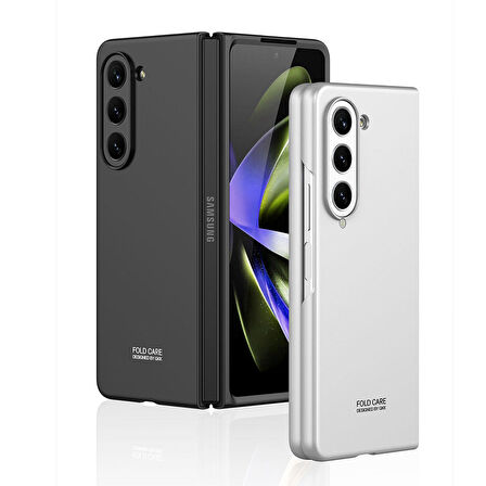 Vendas Samsung Galaxy Z Fold 5 Uyumlu Kıpta Serisi Darbe Dirençli Sert PC Arka Kapak