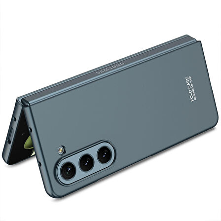 Vendas Samsung Galaxy Z Fold 5 Uyumlu Kıpta Serisi Darbe Dirençli Sert PC Arka Kapak