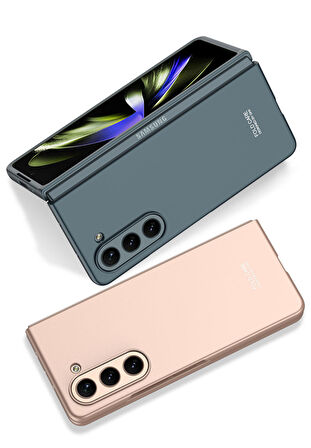 Vendas Samsung Galaxy Z Fold 5 Uyumlu Kıpta Serisi Darbe Dirençli Sert PC Arka Kapak