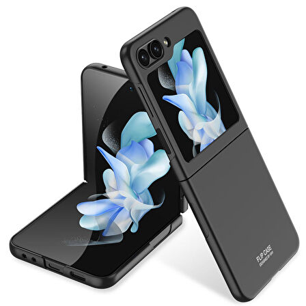 Vendas Samsung Galaxy Z Flip 5 Uyumlu Kıpta Serisi Darbe Dirençli Sert PC Arka Kapak