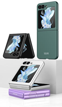 Vendas Samsung Galaxy Z Flip 5 Uyumlu Kıpta Serisi Darbe Dirençli Sert PC Arka Kapak