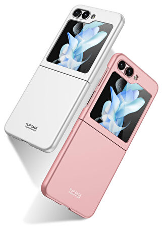 Vendas Samsung Galaxy Z Flip 5 Uyumlu Kıpta Serisi Darbe Dirençli Sert PC Arka Kapak