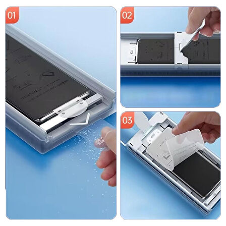 Vendas Samsung Galaxy S22 Ultra Uyumlu Kolay Uygulama Aparatlı Privacy Easy Body Nano Hayalet Ekran Koruyucu