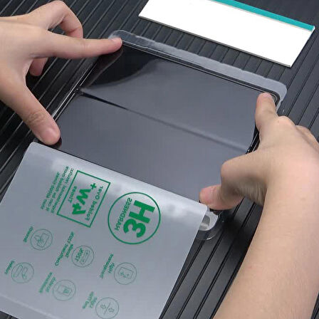 Vendas Samsung Galaxy Z Flip 3 Uyumlu Hizalama Aparatlı S-Fit Body Ekran Koruyucu