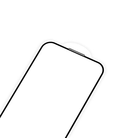 Vendas iPhone 15 Pro Uyumlu (15 Pro) Anti-Dust Ahize Toz Önleyici Temperli Cam Ekran Koruyucu