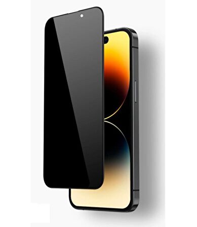 Vendas iPhone 13 Pro Max Uyumlu (13 Pro Max) Privacy Gizleyen Hayalet Temperli Cam Ekran Koruyucu