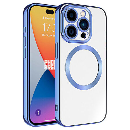 Vendas iPhone 15 Pro Uyumlu Veve Serisi Wireless Şarj Destekli Kamera Lens Korumalı Magic Smooth Silikon Kılıf