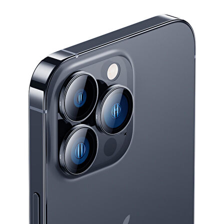 Vendas iPhone 14 Pro Max Uyumlu Safir Strong Tam Uyumlu Kamera Lens Koruyucu