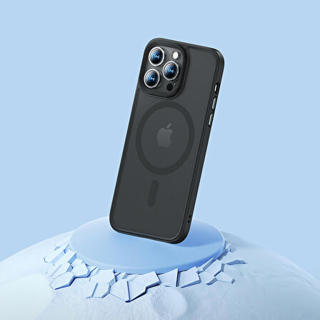 Vendas iPhone 14 Pro Uyumlu Pexi Serisi Magsafe Şarj Özellikli Mist Hybrid Smooth Kılıf