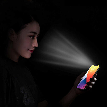 Vendas iPhone 12 Pro Max Uyumlu Tam Kaplama Super Hardness B-iVista Tempered Cam Ekran Koruyucu 2 Adet