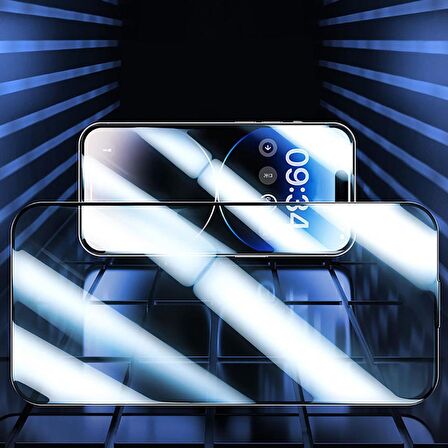 Vendas iPhone 14 Pro Max Uyumlu Parmak İzi Burakmayan Hidrifobik Hardness Mat Cam Ekran Koruyucu