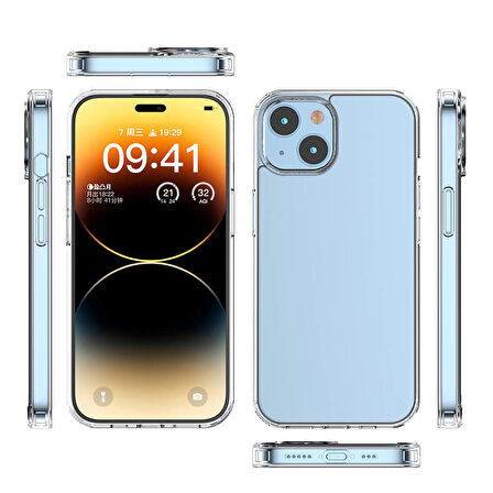 Vendas iPhone 15 Plus Uyumlu Darbe Dirençli Mika Arka Yüzeyli Yardımcı Tuş Tasarımlı Coss Kılıf