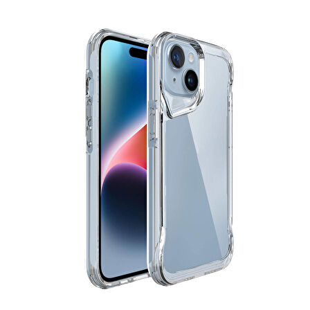 Vendas iPhone 15 Plus Uyumlu (15 Plus) Door Serisi Darbe Dirençli Airbag Köşeli Shock Proof T-Max Kılıf