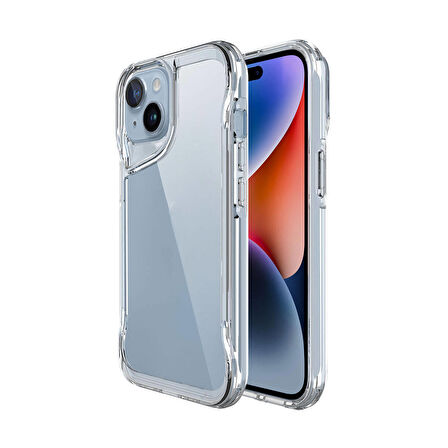 Vendas iPhone 15 Plus Uyumlu (15 Plus) Door Serisi Darbe Dirençli Airbag Köşeli Shock Proof T-Max Kılıf