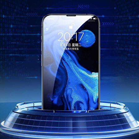 Vendas iPhone 13 Uyumlu 0.33mm R-Pro Curved Kavisli kenarlı Tam Kaplama Cam Ekran Koruyucu 2 Adet