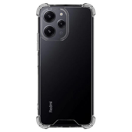 Vendas Xiaomi Redmi 12 Uyumlu Wall Serisi Airbag Köşeli Nitro Anti-Shock Silikon Kılıf
