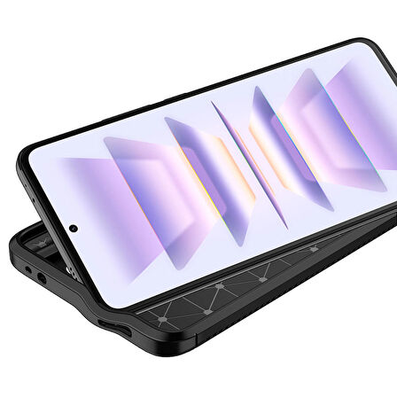 Vendas Xiaomi Poco F5 Pro Uyumlu Deep Dizayn Auto Focus Tasarımlı Karbon Dizayn Kılıf