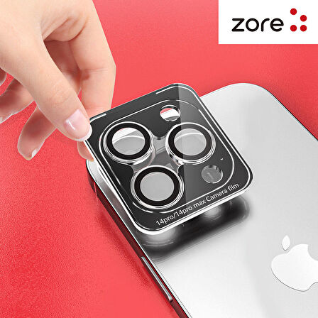 Vendas Apple Uyumlu iPhone 15 Zore CL-12 Premium Safir Kamera Lens Koruyucu