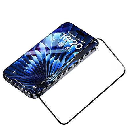 Vendas iPhone 13 Pro Uyumlu Exclusive V-Pro Safir Hardness Tempered Glass Ekran Koruyucu 2 Adet Set