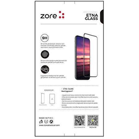 Vendas Apple Uyumlu iPhone 15 Zore Etnaa Cam Ekran Koruyucu