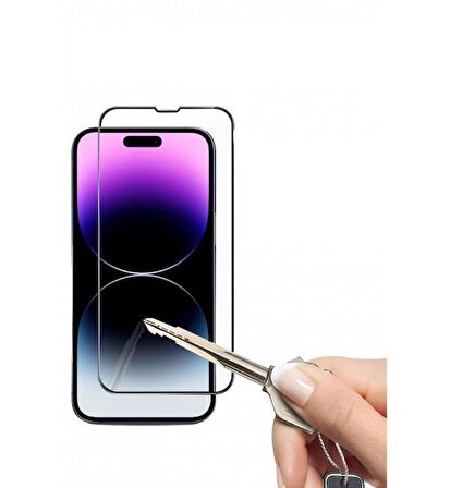 Vendas iPhone 15 Uyumlu Super Warrior Vista Temperli Cam Ekran Koruyucu