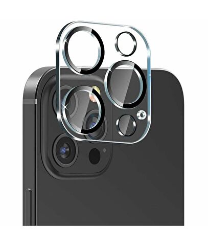 Vendas iPhone 14 Pro Max Uyumlu Integrad Tam Uyumlu Kamera Lens Koruyucu 2 Adet
