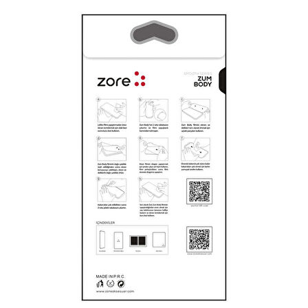 Vendas Apple iPhone 15 Zore Arka Zum Body Ekran Koruyucu