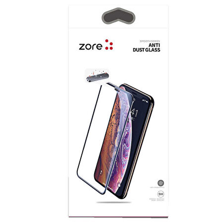 Vendas Apple iPhone 14 Pro Max Ahize Toz Önleyici Zore Anti-Dust Temperli Ekran Koruyucu