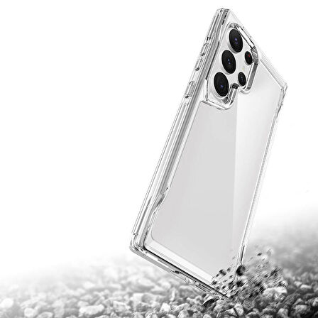Vendas Samsung S24 Ultra Uyumlu Kılıf Door Serisi Darbe Dirençli Airbag Köşeli Shock Proof T-Max Kılıf + Kamera Lens Koruyucu