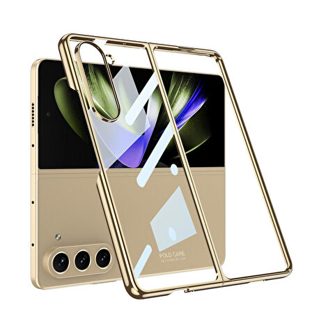 Vendas Samsung Galaxy Z Fold 5 Uyumlu Kılıf Zore Full Camlı Kıpta Kapak
