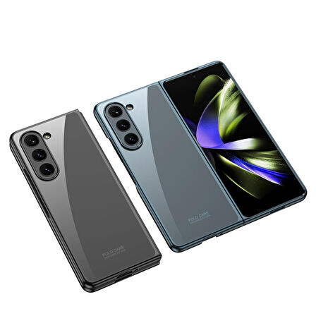 Vendas Samsung Galaxy Z Fold 5 Uyumlu Kılıf Zore Full Camlı Kıpta Kapak