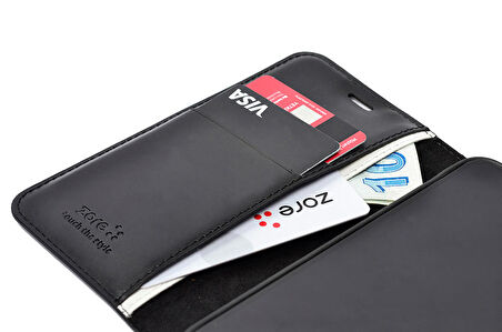 Vendas Tecno Camon 19 Neo Uyumlu Kılıf Deluxe Serisi Kapaklı Stand Özellikli Suni Deri Kartlıklı Kılıf