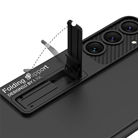 Vendas Samsung Galaxy S24 Kılıf Zore Standlı Ays Kapak