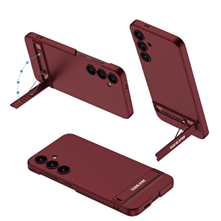 Vendas Samsung Galaxy S24 Plus Kılıf Zore Kamera Korumalı Dikey Standlı Ays Kapak