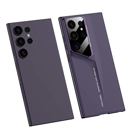 Vendas Samsung Galaxy S24 Ultra Kılıf Ultra İnce Kameralı Korumalı Sert Rubber Zore Procase Kapak