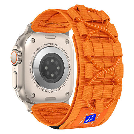 Vendas Apple Watch Ultra 49mm Zore KRD-99 Hasır Kordon
